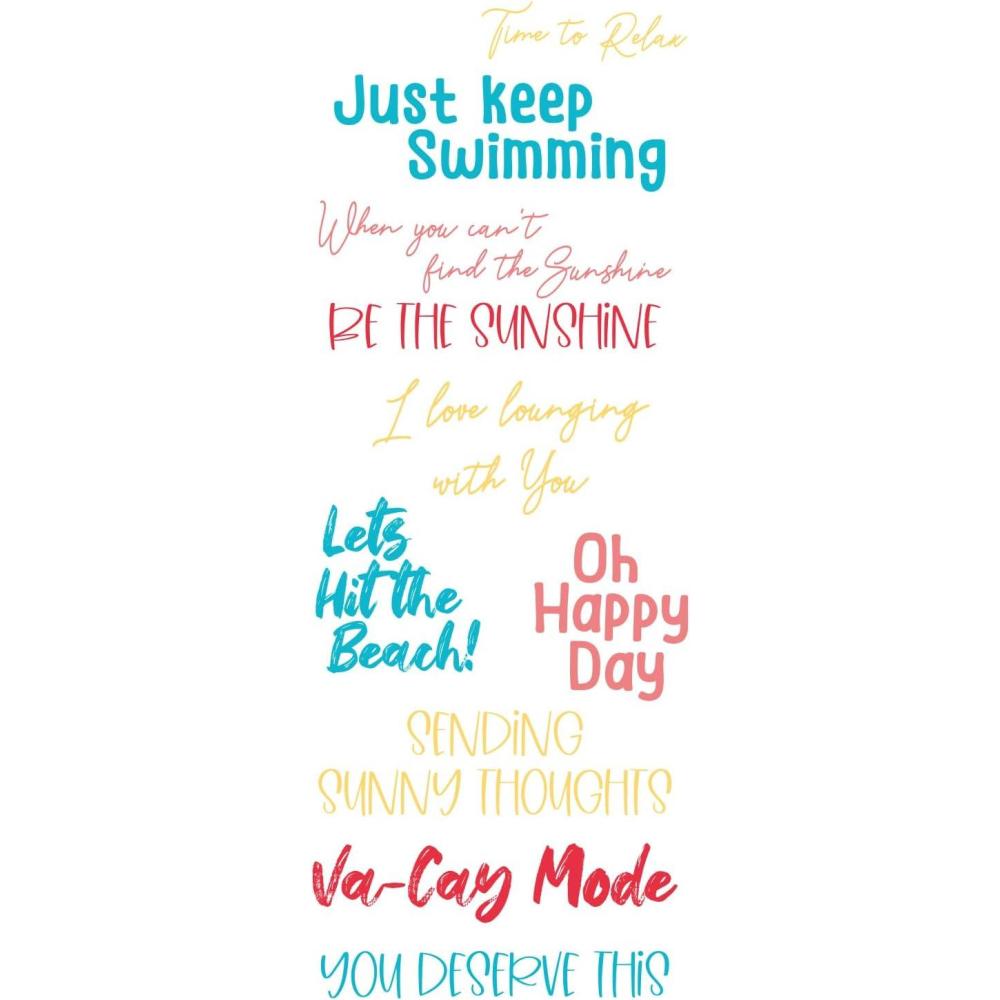 image:imageSizzix Clear Stamps Set  VaCay Mode by Catherine Pooler