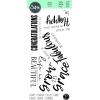 Clear Stamps 5PK Sunnyside Sentiments #1 by Pete Hughes(Sunnyside Sentiments #4)