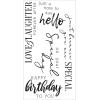 Clear Stamps 5PK Sunnyside Sentiments #1 by Pete Hughes(Sunnyside Sentiments #6)