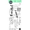 Sizzix Clear Stamps 5PK Sunnyside Sentiments #3 by Pete Hughes | 665405 | Chapter 3 2022