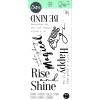 Sizzix Clear Stamps 5PK Sunnyside Sentiments #9 by Pete Hughes | 665411 | Chapter 3 2022, Multicolor