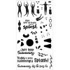 Sizzix Clear Stamps Set – Synchronized Swimmers by Catherine Pooler