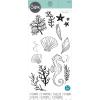 Sizzix Clear Stamps Set Ocean Elements by Lisa Jones, Multicolor, One Size