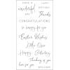 Sizzix Clear Stamps-Daily Sentiments