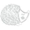 Sizzix Layered Clear Craft Card Making 10PK Hedgehugs by Lisa Jones | 665830 | Chapter 4 2022 Stamps, Mulitcolour
