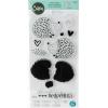 Sizzix Layered Clear Craft Card Making 10PK Hedgehugs by Lisa Jones | 665830 | Chapter 4 2022 Stamps, Mulitcolour