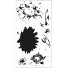Sizzix Layered Clear Craft Stamps for Card Making 6PK Sunflower Stem by Olivia Rose | 665975 | Chapter 4 2022
