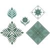Sizzix Layered Clear Stamps 9PK – Geo Repeat