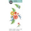 Sizzix Layered Clear Stamps Set Painted Florals, One Size, Multicolor