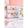 Sizzix Layered Clear Stamps Set Painted Florals, One Size, Multicolor