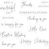 Sizzix Clear Stamps-Daily Sentiments