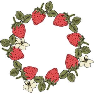 Sizzix Clear Stamps Set – Botanical Fruit by Lisa Jones