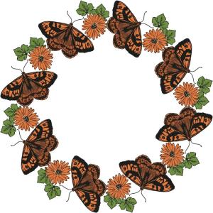 Sizzix Clear Stamps Set – Nature Butterflies by Lisa Jones