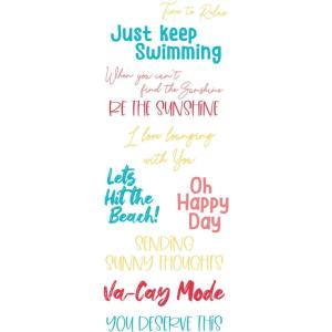 Sizzix Clear Stamps Set – Va-Cay Mode by Catherine Pooler