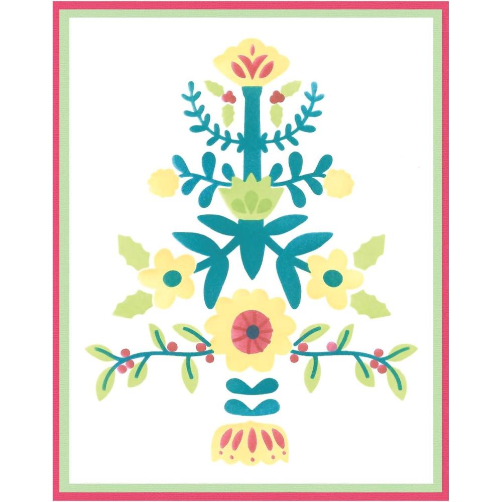 image:imageSizzix A6 Layered Stencils Folk Tree by Catherine Pooler