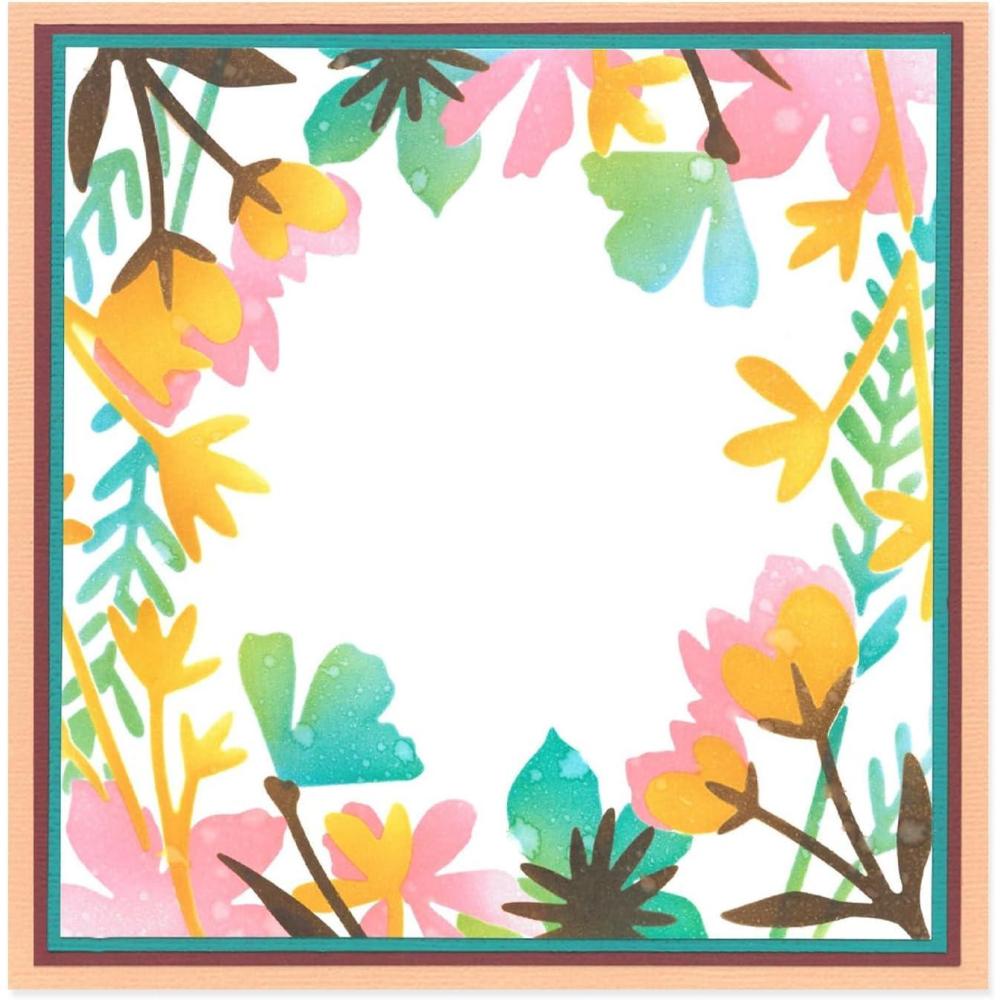 image:imageSizzix Layered Reusable Stencils for Crafts 4PK Textile by Olivia Rose 665842 Chapter 4 2022White
