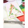 Sizzix A6 Layered Stencils Cosmopolitan Christmas, Happy Holidays by Stacey Park, Multicolor, One Size