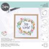 Sizzix Layered Reusable Crafts 4PK Holly Wreath by Lisa Jones | 665933 | Chapter 4 2022 Stencils, Mulitcolour