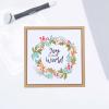 Sizzix Layered Reusable Crafts 4PK Holly Wreath by Lisa Jones | 665933 | Chapter 4 2022 Stencils, Mulitcolour