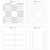 Sizzix Layered Reusable Crafts 4PK Tartan | 664933 | Chapter 4 2022 Stencils, Mulitcolour(Mulitcolour)