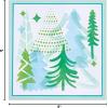 Sizzix Layered Reusable Stencils for Crafts 4PK Doodle Trees by Olivia Rose | 665932 | Chapter 4 2022