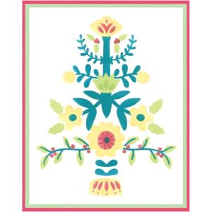 Sizzix A6 Layered Stencils Folk Tree by Catherine Pooler