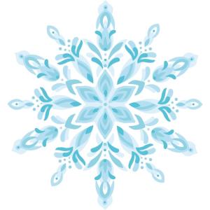 Sizzix Layered Reusable Stencils for Crafts 4PK Snowflake | 664932 | Chapter 4 2022(Mulitcolour)