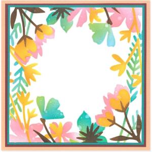 Sizzix Layered Reusable Stencils for Crafts 4PK Textile by Olivia Rose | 665842 | Chapter 4 2022(White)