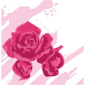Sizzix Layered Reusable Stencils for Crafts 4PK Watercolor Roses by Olivia Rose | 665266 | Chapter 4 2022