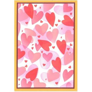 Sizzix Layered Stencils – Defined Petals(Mark Making Hearts)