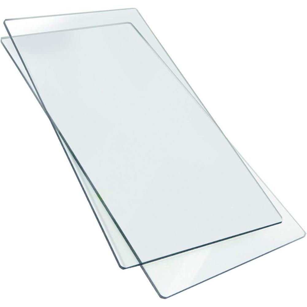 image:imageSizzix Extended Cutting Pads 655267 Transparent Multi Color 1463 inches x 625 inches x 013 inches 2 PackSizzix 655267 Cutting Pads Extended Accessory 1 Pair Plastic Transparent 1588 x 3715 x 032 cm