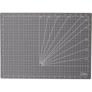 Sizzix Large Cutting Mat with Grid for Scrapbooking, Cardmaking, Papercraft, Home Décor & DIY Projects, Grey, One Size, Multicolour