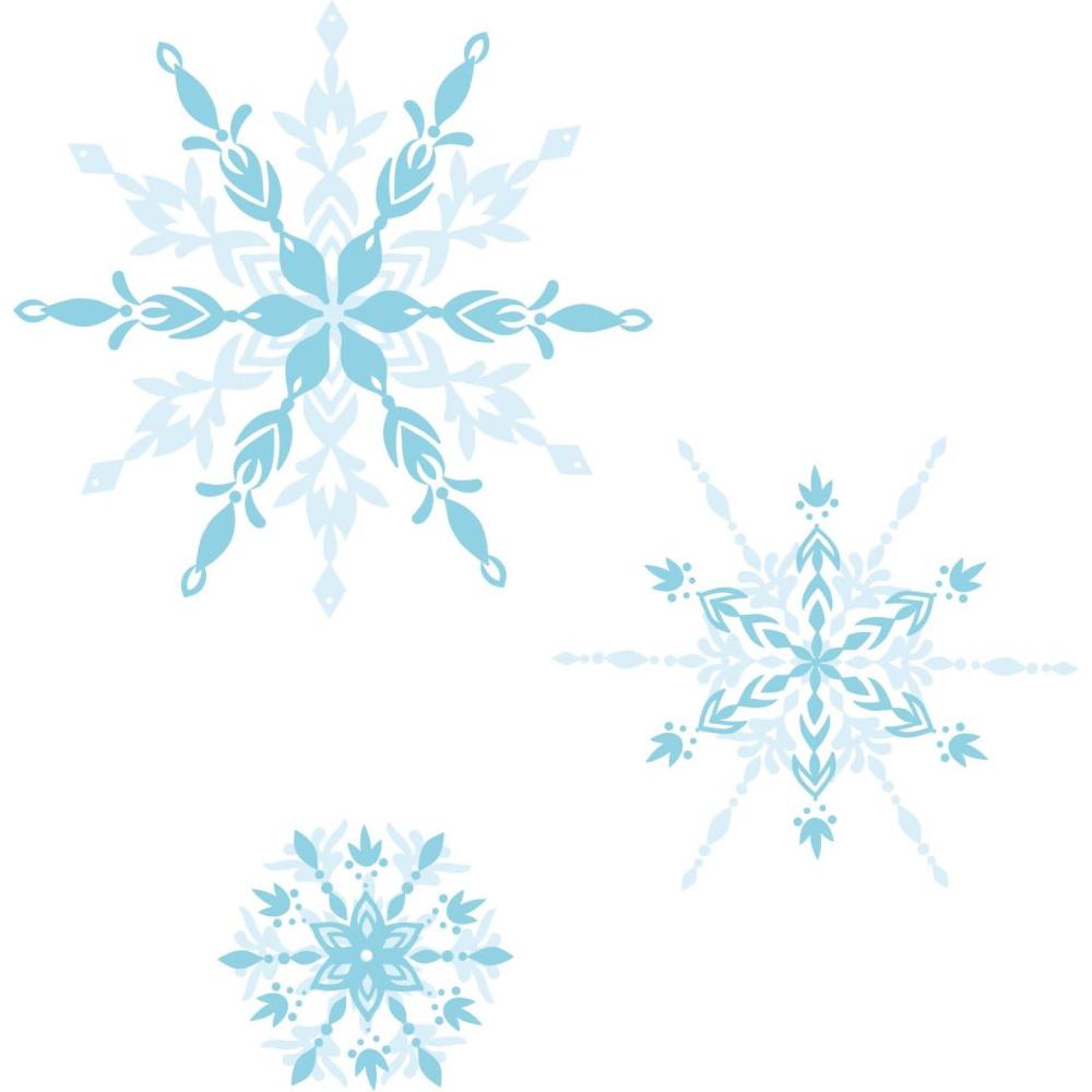 image:imageSizzix Layered Clear Craft Card Making 6PK Floating Snowflakes by Olivia Rose  665974  Chapter 4 2022 Stamps