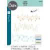 Sizzix A5 Clear Stamps Set Cosmopolitan, The View by Stacey Park, Multicolor, One Size