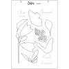Sizzix A5 Clear Stamps Set w/Stencil – Cosmopolitan, Farfallina by Stacey Park