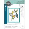 Sizzix A5 Clear Stamps Set w/Stencil – Cosmopolitan, Farfallina by Stacey Park