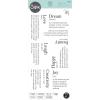 Sizzix Clear Stamps Set 7PK Dictionary Definitions by Pete Hughes | 665910 |Chapter 2 2022