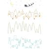 Sizzix A5 Clear Stamps Set Cosmopolitan, The View by Stacey Park, Multicolor, One Size