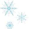 Sizzix Layered Clear Craft Card Making 6PK Floating Snowflakes by Olivia Rose | 665974 | Chapter 4 2022 Stamps