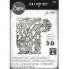 Sizzix 3-D Texture Fades Embossing Folder Entangled by Tim Holtz, 666155