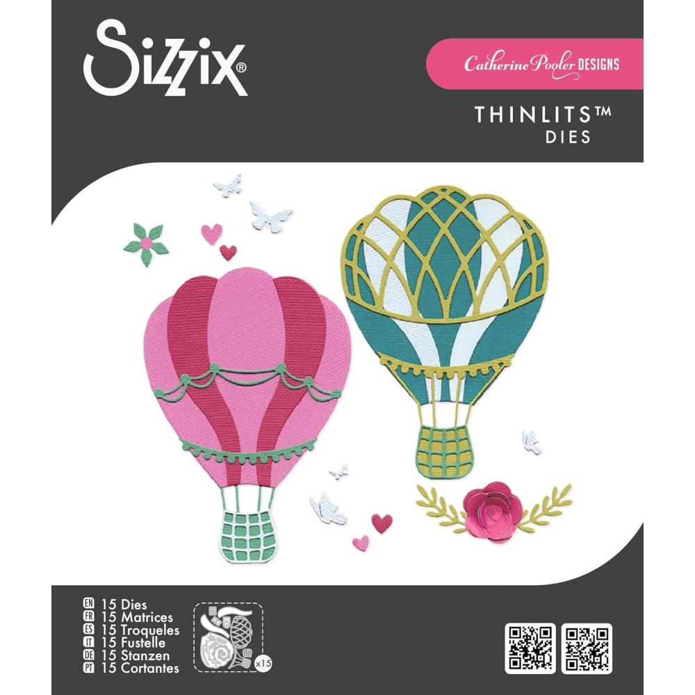 image:imageSizzix Thinlits Die Set 15PK Floating Fancy by Catherine Pooler