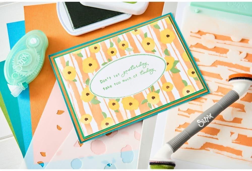image:imageSizzix Serene Sophisticate 2 Stencil 4PK by Stacey Park