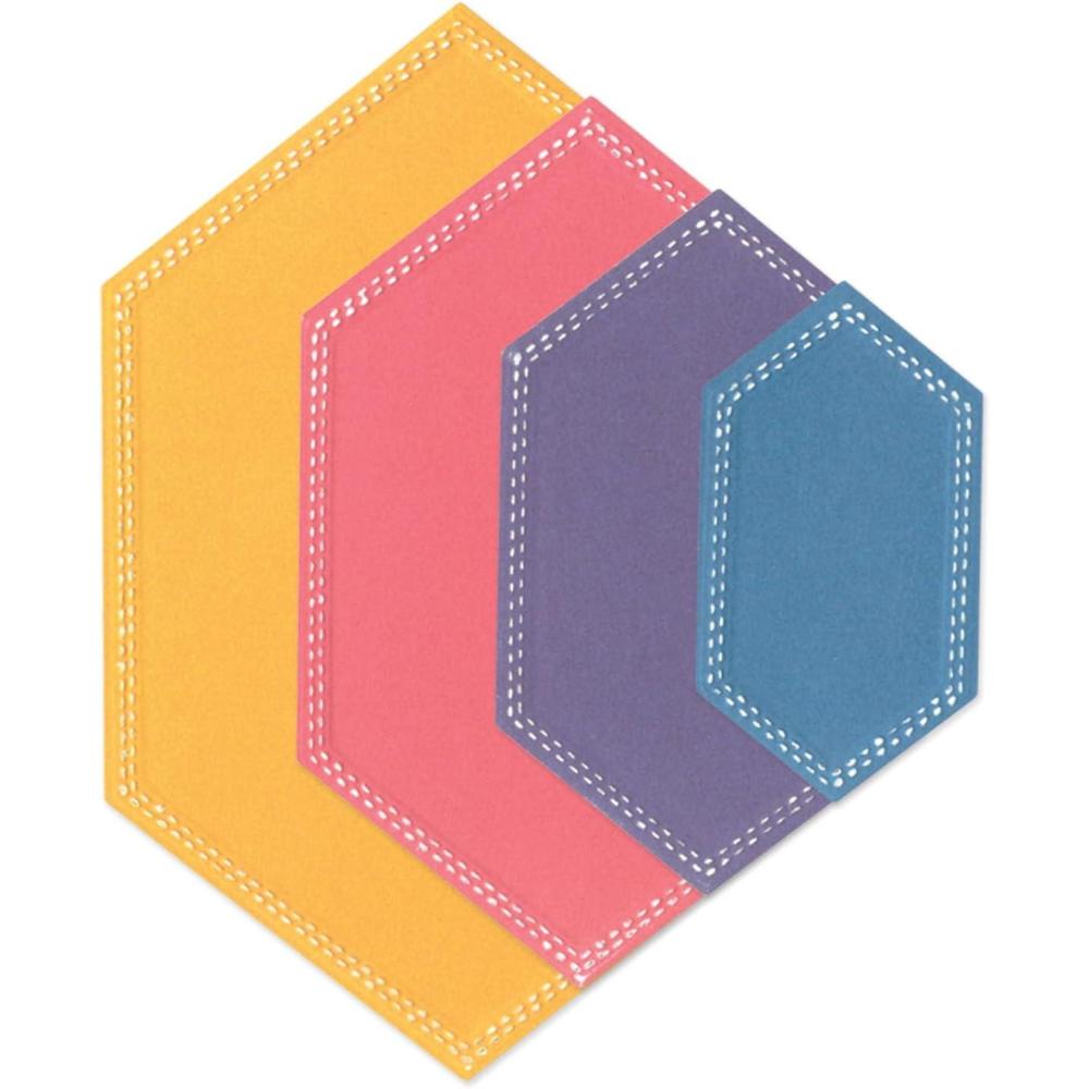 image:imageSizzix Framelits Die Set Stitched Hexagons by Stacey Park