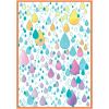 Drip, Drip, Drop Stamp Set by Stacey Park with Sizzix A6 Stencil