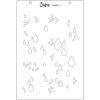 Drip, Drip, Drop Stamp Set by Stacey Park with Sizzix A6 Stencil
