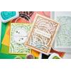 Sizzix A5 Clear Stamps 7PK w/Framelits Die Creative Coordinations, Radiance by Stacey Park