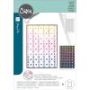 Sizzix A5 Stencil – Cosmopolitan, Uptown Adornment by Stacey Park