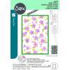 Sizzix A5 Stencil Cosmopolitan, Petals Adornment by Stacey Park