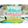 Sizzix A5 Stencil Cosmopolitan, The View #2 by Stacey Park, Multicolor, One Size