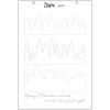 Sizzix A5 Stencil Cosmopolitan, The View #2 by Stacey Park, Multicolor, One Size